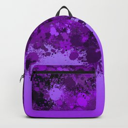 paint splatter on gradient pattern dp Backpack