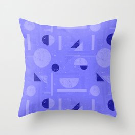 Purple Sky Speckled Abstract Throw Pillow