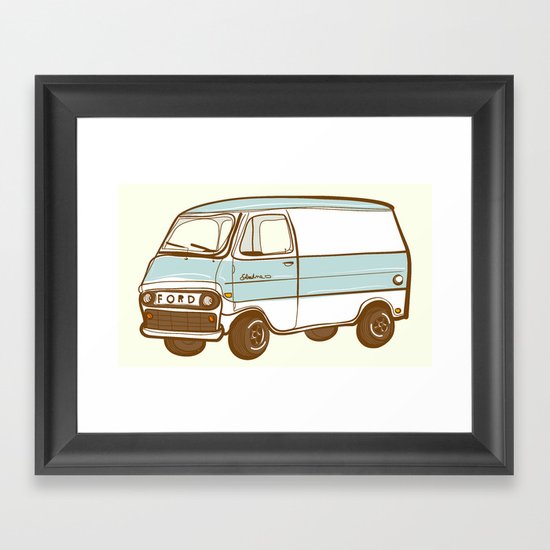 Econoline Framed Art Print