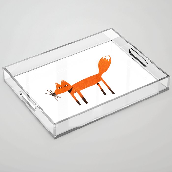 Fox Acrylic Tray