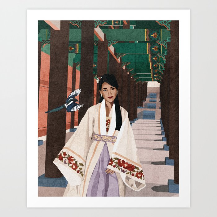 Hanbok painting online