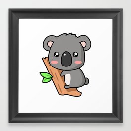 Cute Animal - Koala Framed Art Print