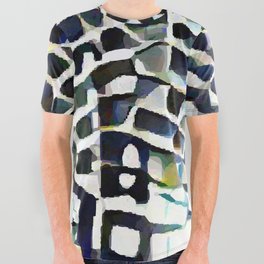 Digital mosaic tile All Over Graphic Tee