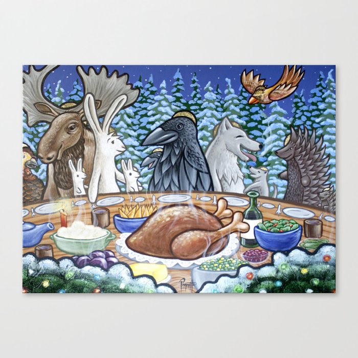 Everyone Is Invited To The Feast Canvas Print