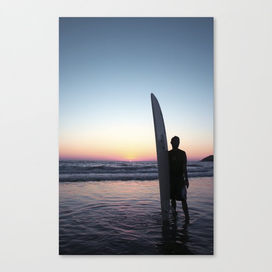 Summer Surfer Canvas Print