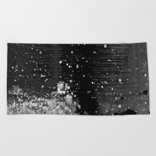 Snow Bank Beach Towel