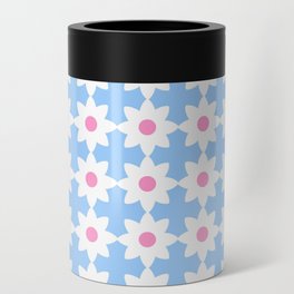 geometric flowers 184 Can Cooler