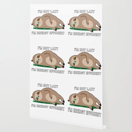 Laziness Wallpaper For Any Decor Style Society6