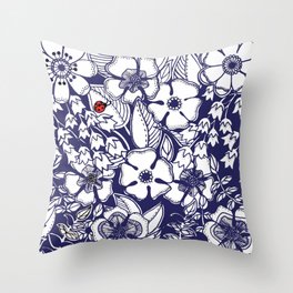 Secret Garden Throw Pillow