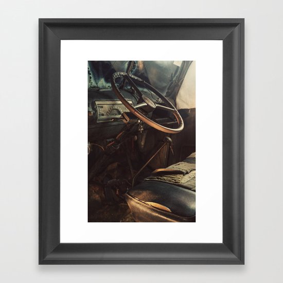 Driver's Seat Framed Art Print