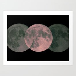 Moon Movements Art Print