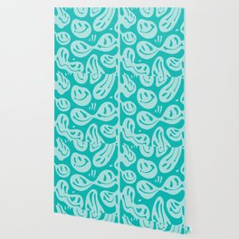 Eggshell Blue Melted Happiness Wallpaper