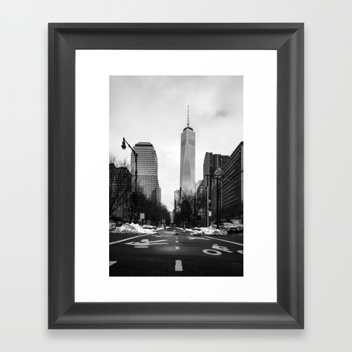 Street Photography in New York City | Black and White Framed Art Print