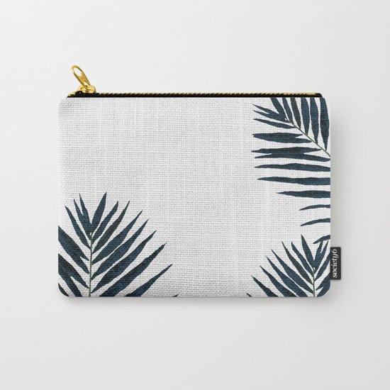 Fern Black Carry-All Pouch
