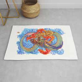 Dragon and the Vajra Rug