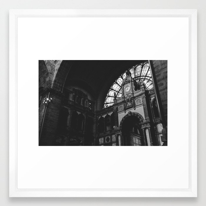 Antwerp Central Station Framed Art Print