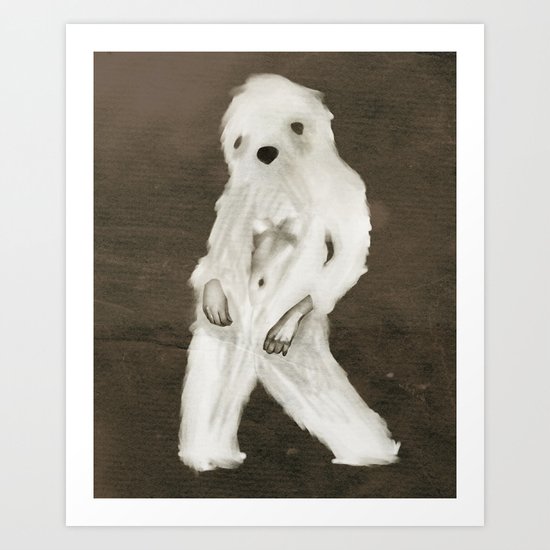 Yetti Art Print