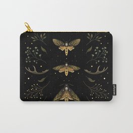 Death Head Moths Night Carry-All Pouch
