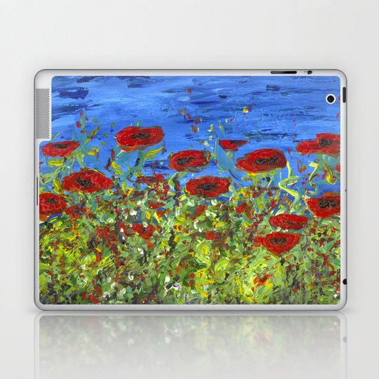 Poppy Field Laptop & iPad Skin