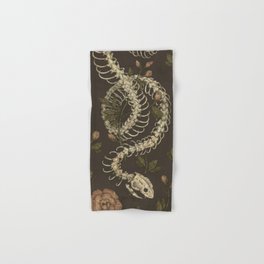 Snake Skeleton Hand & Bath Towel