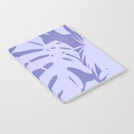 Very Peri 2022 Color Of The Year Violet Blue Periwinkle Monstera Tropical Notebook