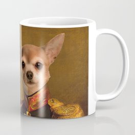 Chiwawa General portrait | Cute Kawaii Coffee Mug | Leader, War, Cute, Kawaii, Russian, Dog, Design, Adorable, Canine, Digital 