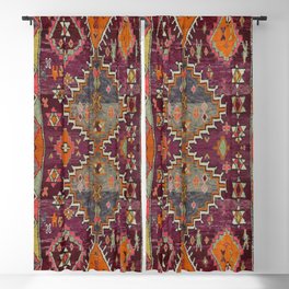 Traditional Moroccan Berber Artwork Design C15 Blackout Curtain