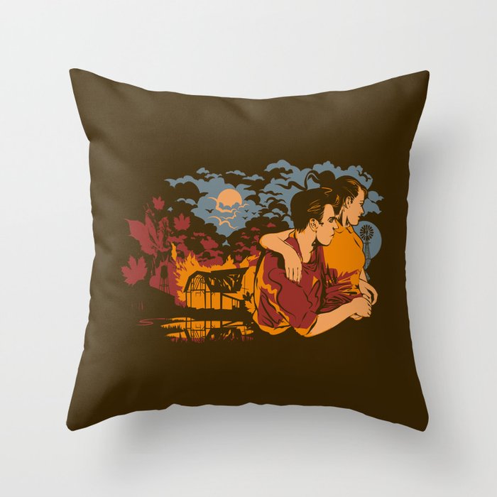 The Last Day Of Summer Throw Pillow