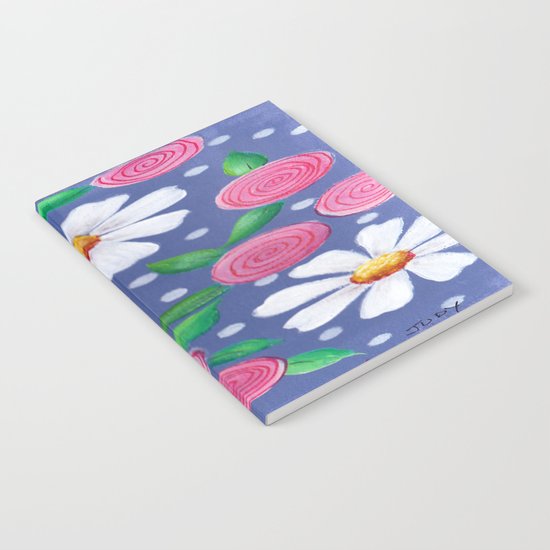 Daisey Pattern Notebook