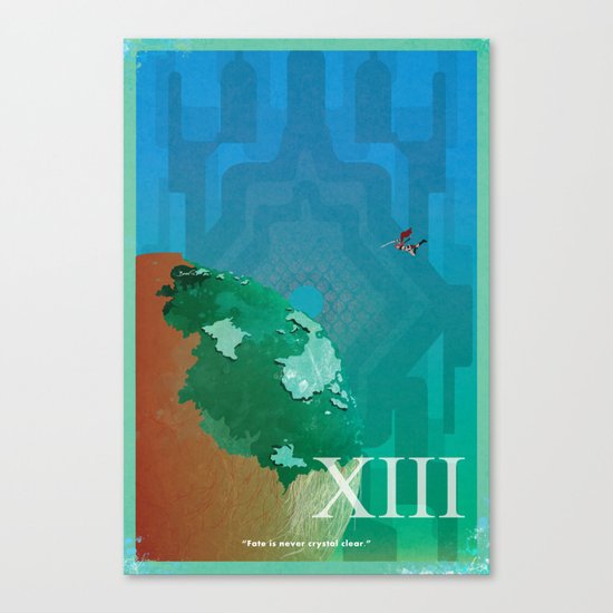 Vintage FF Poster XIII Canvas Print