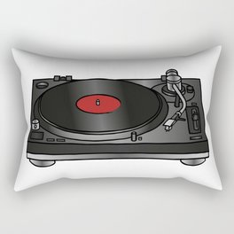 Vinyl record player Rectangular Pillow