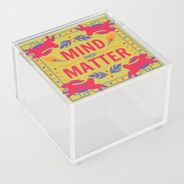 Mind Over Matter Vintage Poster Acrylic Box