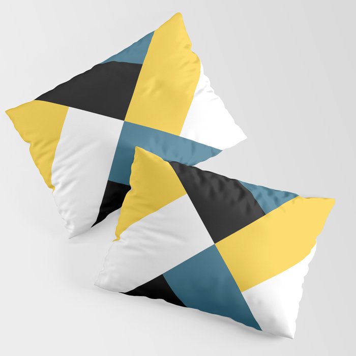 Triangles and stripes Pillow Sham