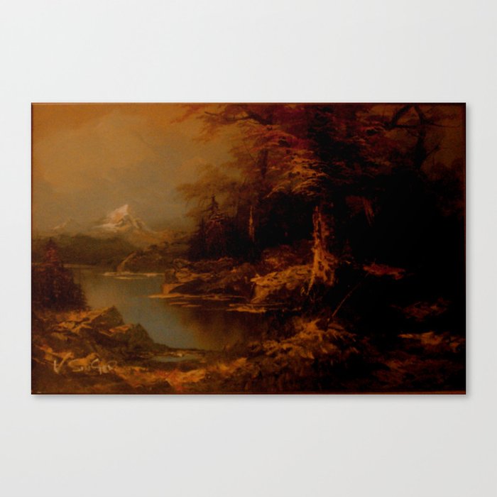Landscape Painting Canvas Print By Ttly31 Society6