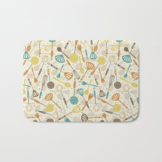 Kitchen Utensils Bath Mat