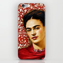Frida Kahlo 2 Red iPhone Skin
