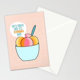 Let's Party Stationery Card