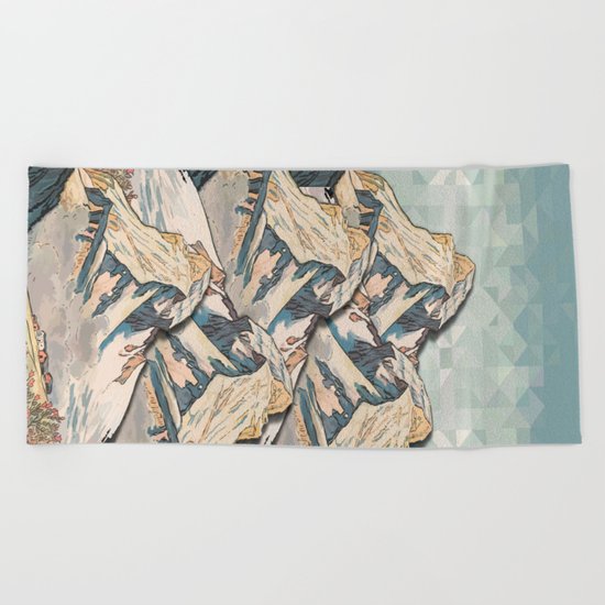 The Great, Great Night Mountain No. 8 Beach Towel