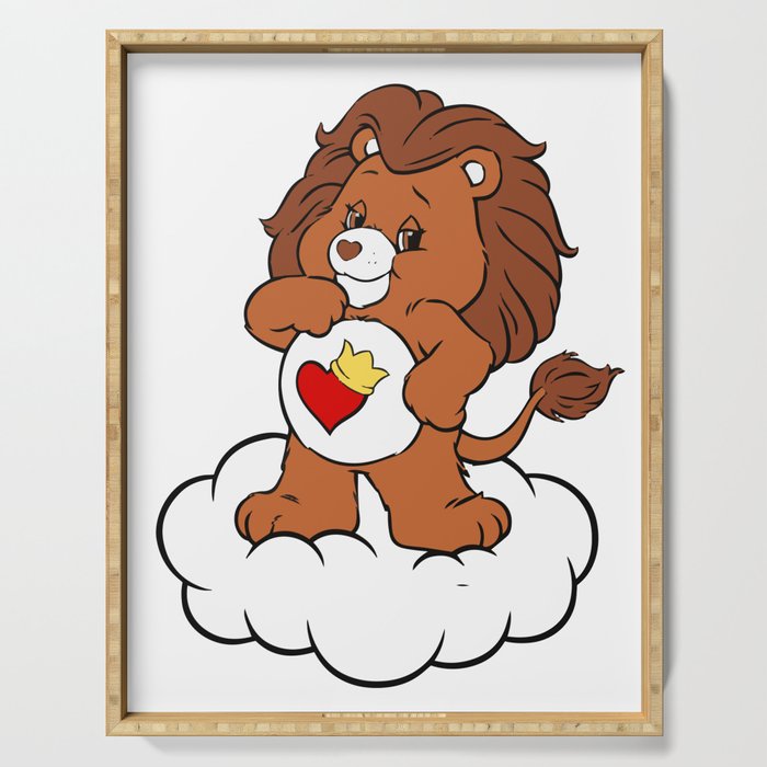 Society6 For Serving Tray Brave Heart Lion By Ycat 18 X 14 X 1 3 4 Society6 Accuweather Shop