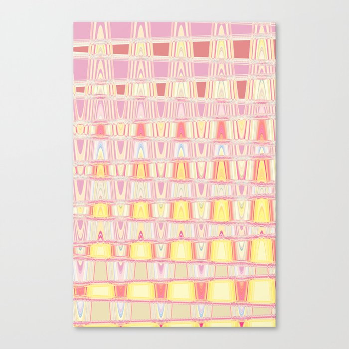Beautiful Baby Pastel Abstract Canvas Print