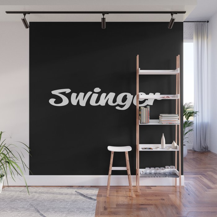 Swinger of swinging sexual lifestyle text Wall Mural