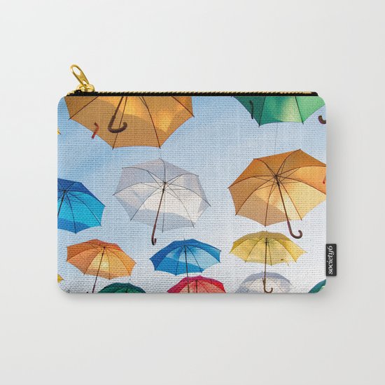 umbrellas flying Carry-All Pouch