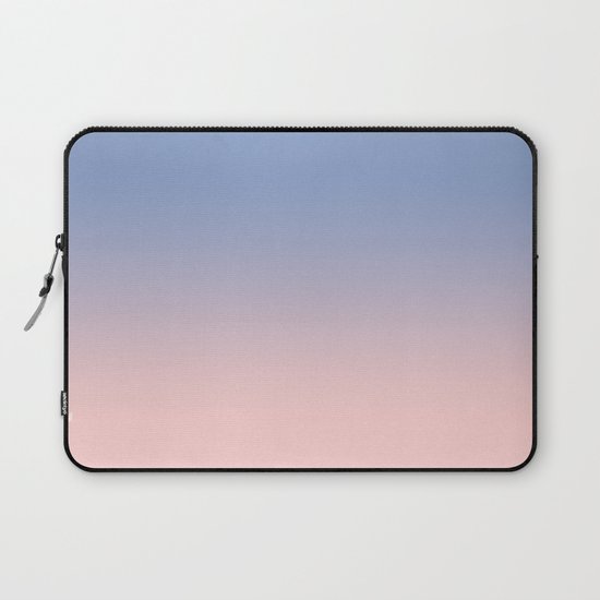 Pantone Rose Quartz and Serenity Ombre Laptop Sleeve