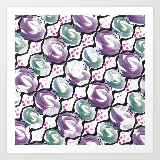 Hanger pattern Art Print