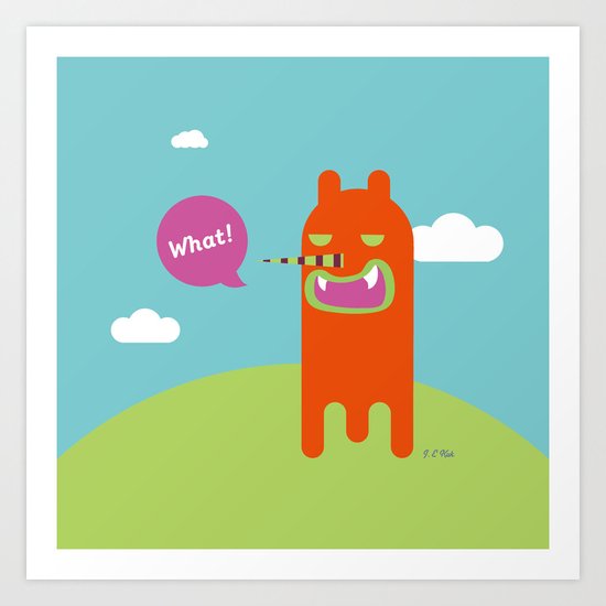 PINTMON_004 Art Print