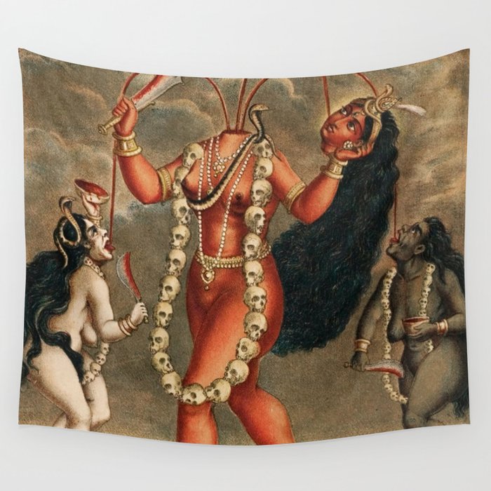 Chinnimasta Hindu Goddess of Contradiction Wall Tapestry by Guy Blank Society6