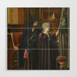  The Wizard - Edward Burne-Jones Wood Wall Art