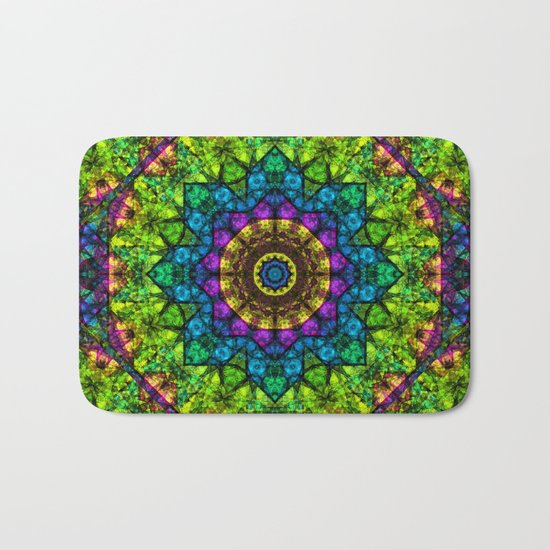 kaleidoscope Crystal Abstract G50 Bath Mat