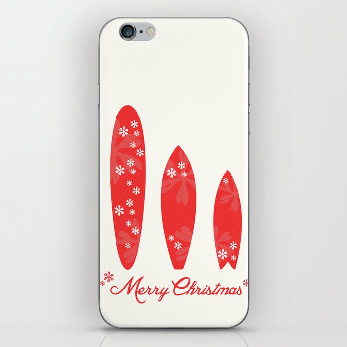Surfboards - Merry Christmas  iPhone Skin