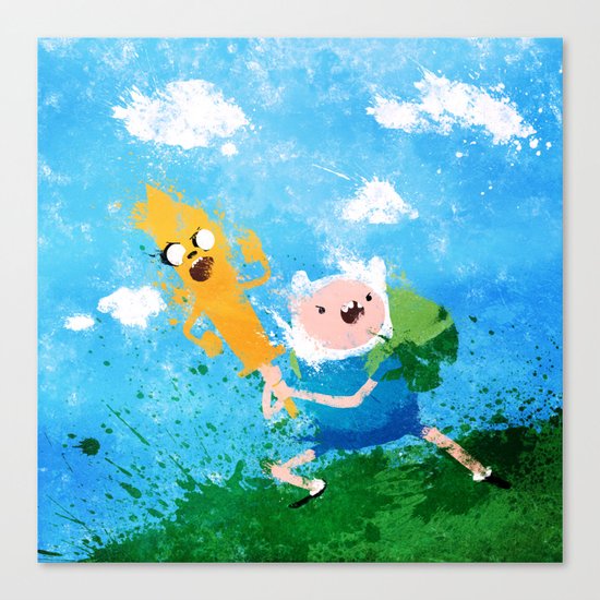 Battle Bros! Canvas Print